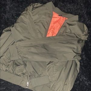 Army Green Bomber Jacket